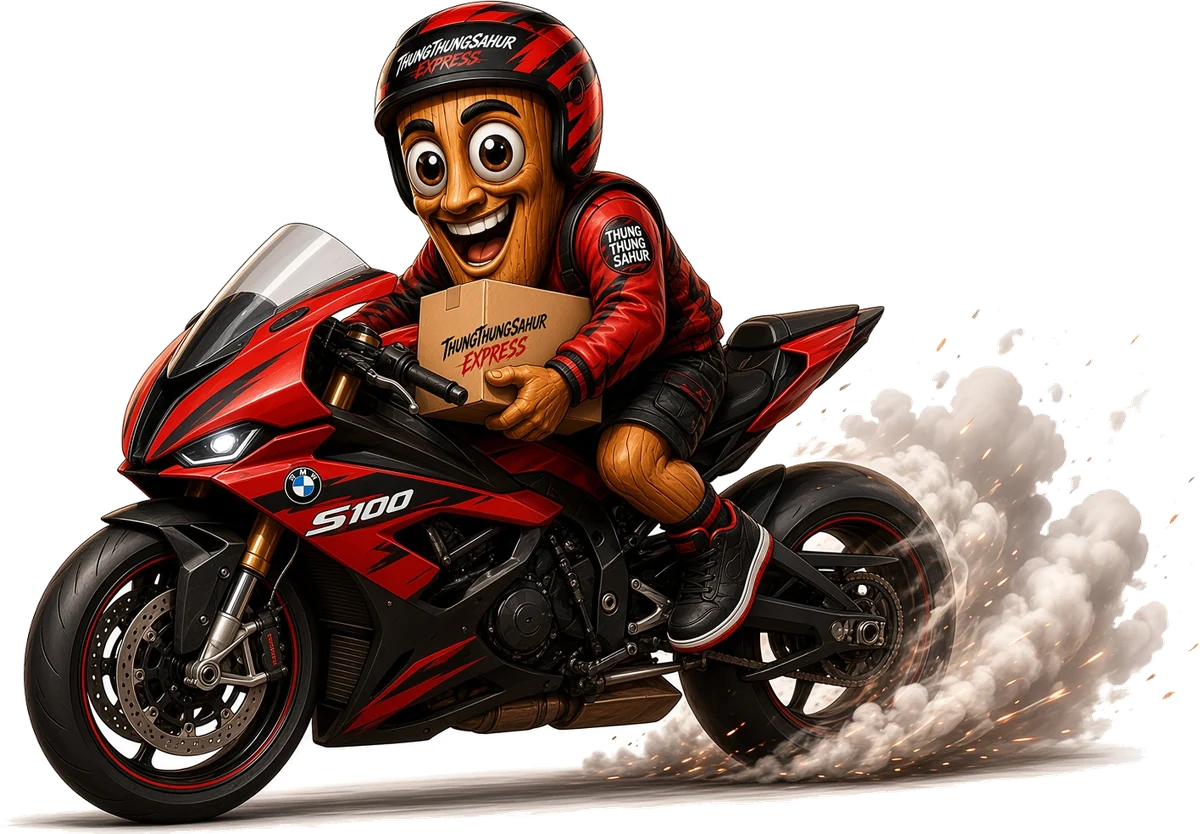 Sahur liefert auf der BMW S1000RR aus